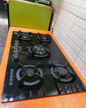 Original Gs Inbuilt Gas Cooker Hob 60x90cm 5 All Gas Burners Automatic