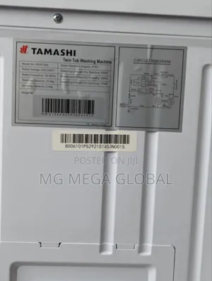 Tamashi 8kg Semi-Automatic Washing Machine