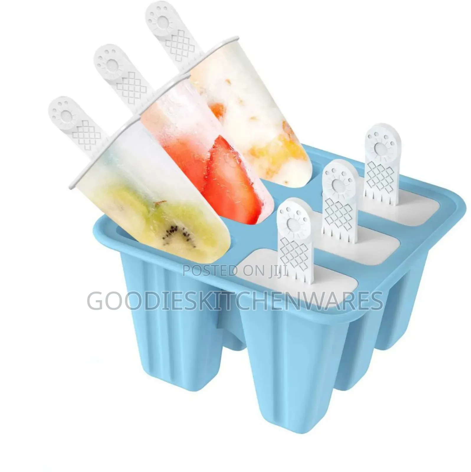 Silicone Popsicle Maker / Mold 6 Slots