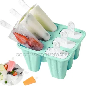Silicone Popsicle Maker / Mold 6 Slots