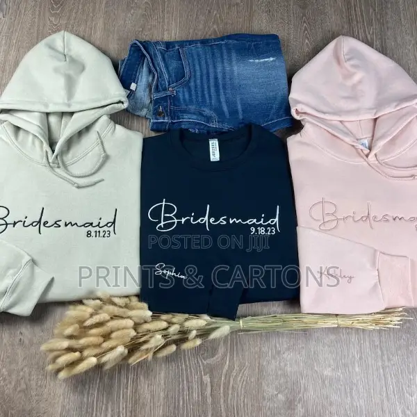 Embroidered Sweatshirt Printing Design