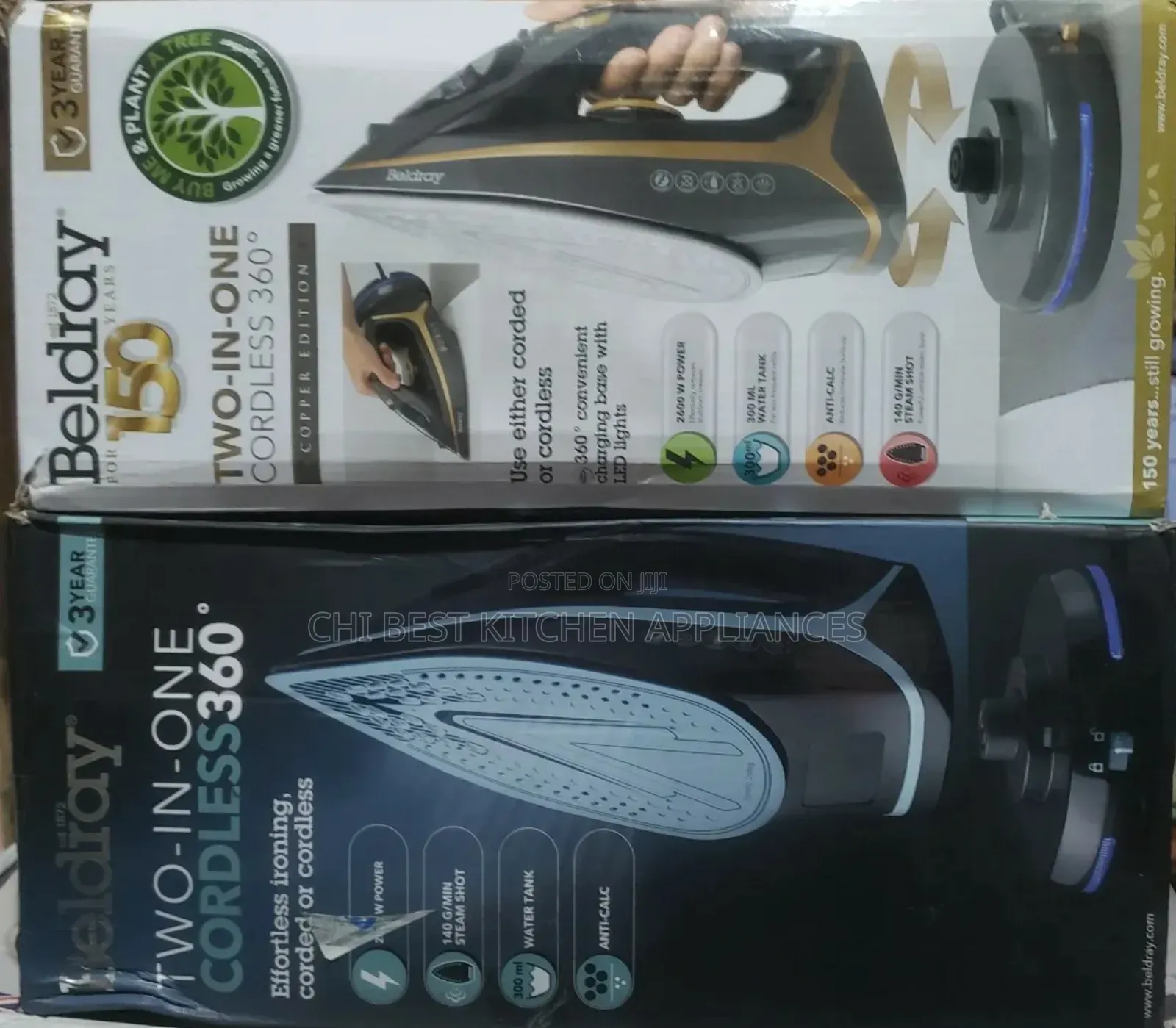 Beldray 2in1 Cordless Iron