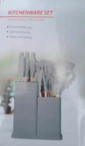Silicone Non-Stick Pot Cooking Spoon-Set of Knifes,Whisker,Spatula