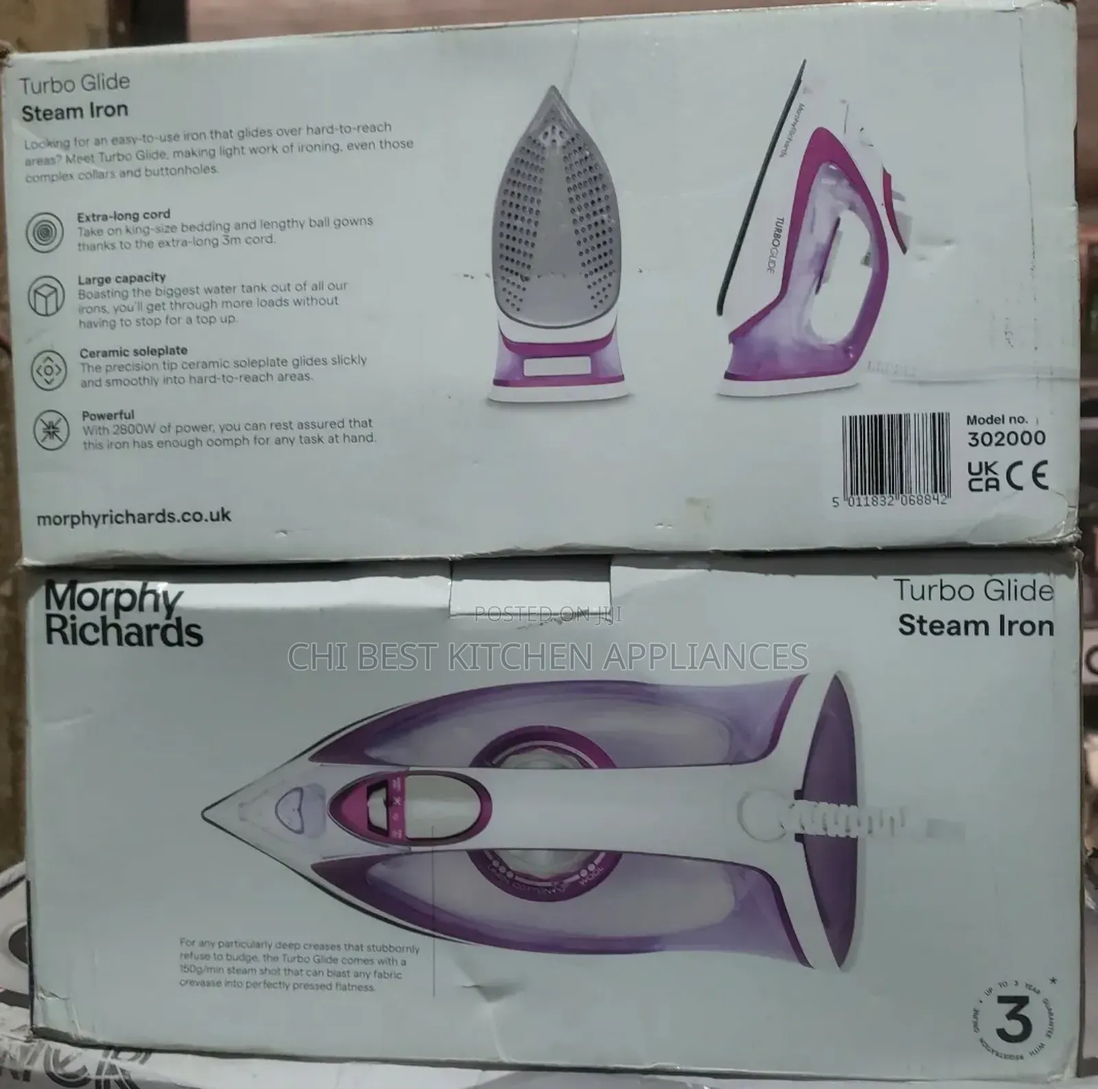 Morphy Richard Turbo Glide Steam Iron