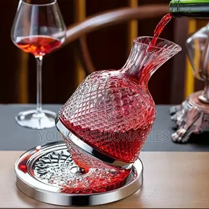 Luxury Rotating Wine Decanter Drinks Jug