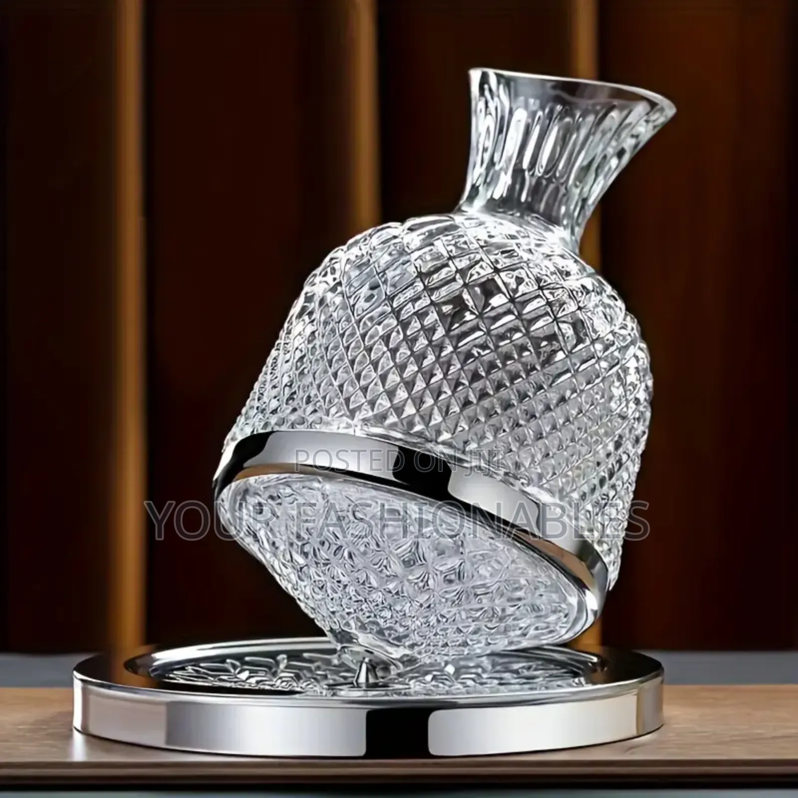 Luxury Rotating Wine Decanter Drinks Jug