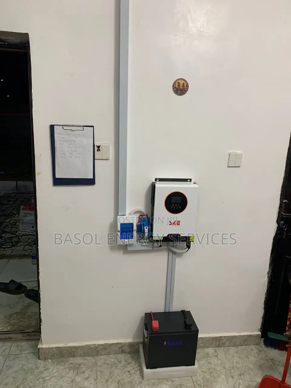 1.2kva Inverter/4kwh Lithium Battery