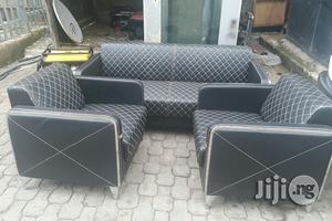Black Office Mini-Sofa