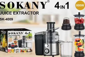 4 in 1 Sokany Juice Extractor/Blender 800w