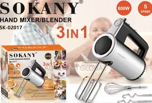 Sokany 02017 
3 in 1 Mixer/Blender