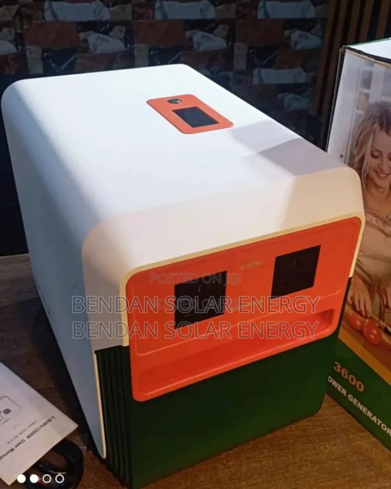 3.6kwh Cola Solar Generator – Lithium Battery, Inverter and Controller