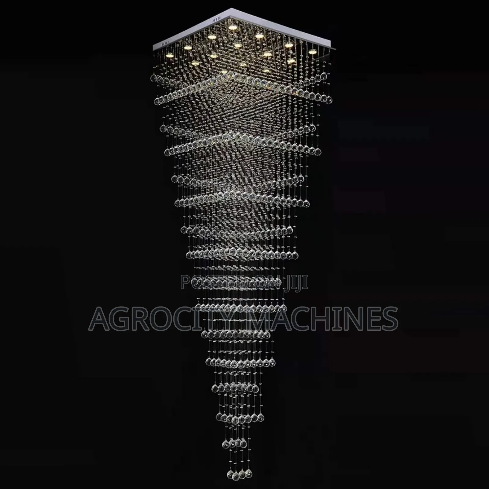 Led 600mm Raindrop Chandelier Lights.