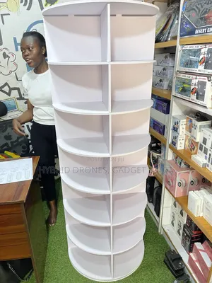 7 Layer Rotating Display Shoe Bag Rack For Home/Business