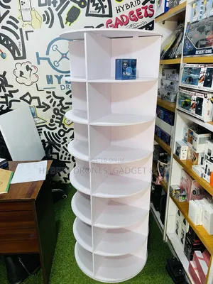 7 Layer Rotating Display Shoe Bag Rack For Home/Business