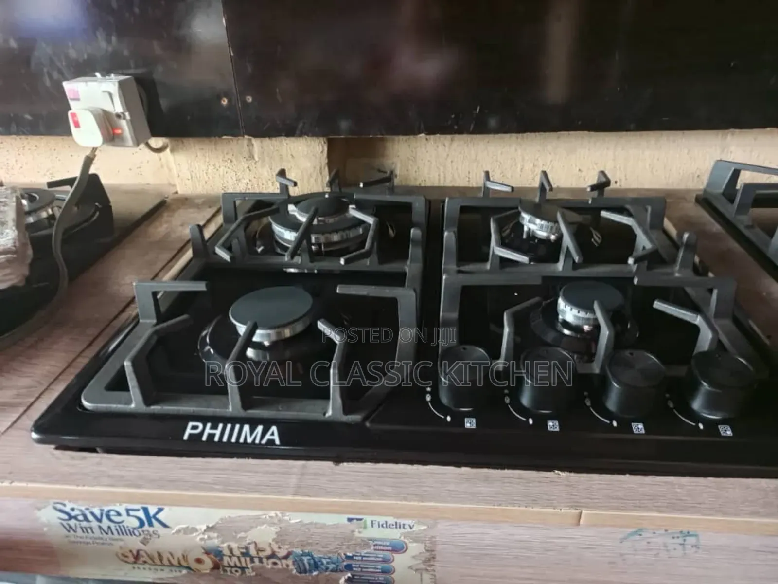Built in 4 Burner Gas Hob
