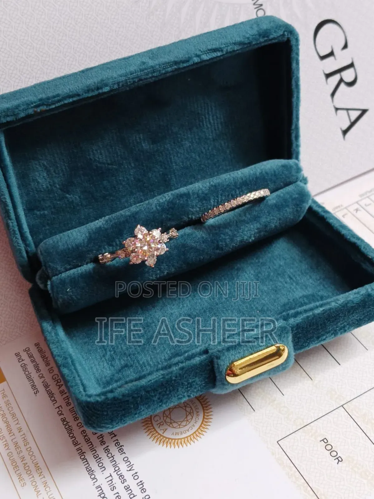 Brides Mossanite Diamond Wedding Ring