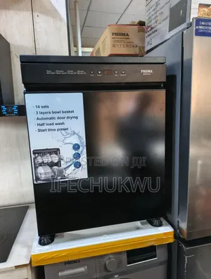 2025 New Model Phiima German Technology Standing Dishwasher Black