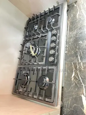 5burner 90cm Black Stainless Phima Gas Cooker