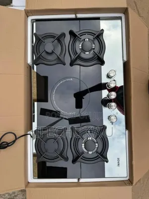 Original Image Inbuilt Gas Electric Cooker 4+1 60x90cm 5 Burners