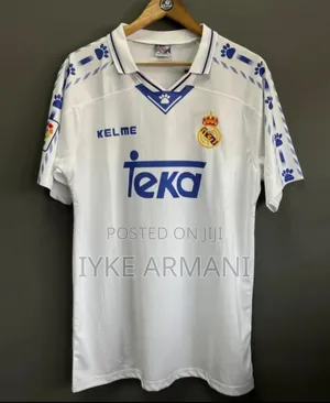 Real Madrid White Retro Jersey