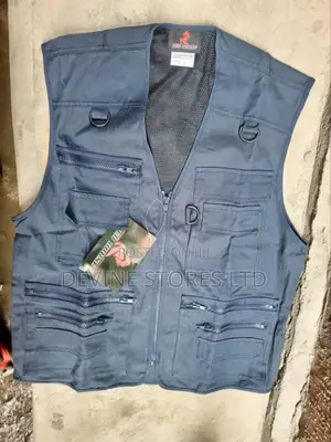 Navy Blue Camera Man Jacket