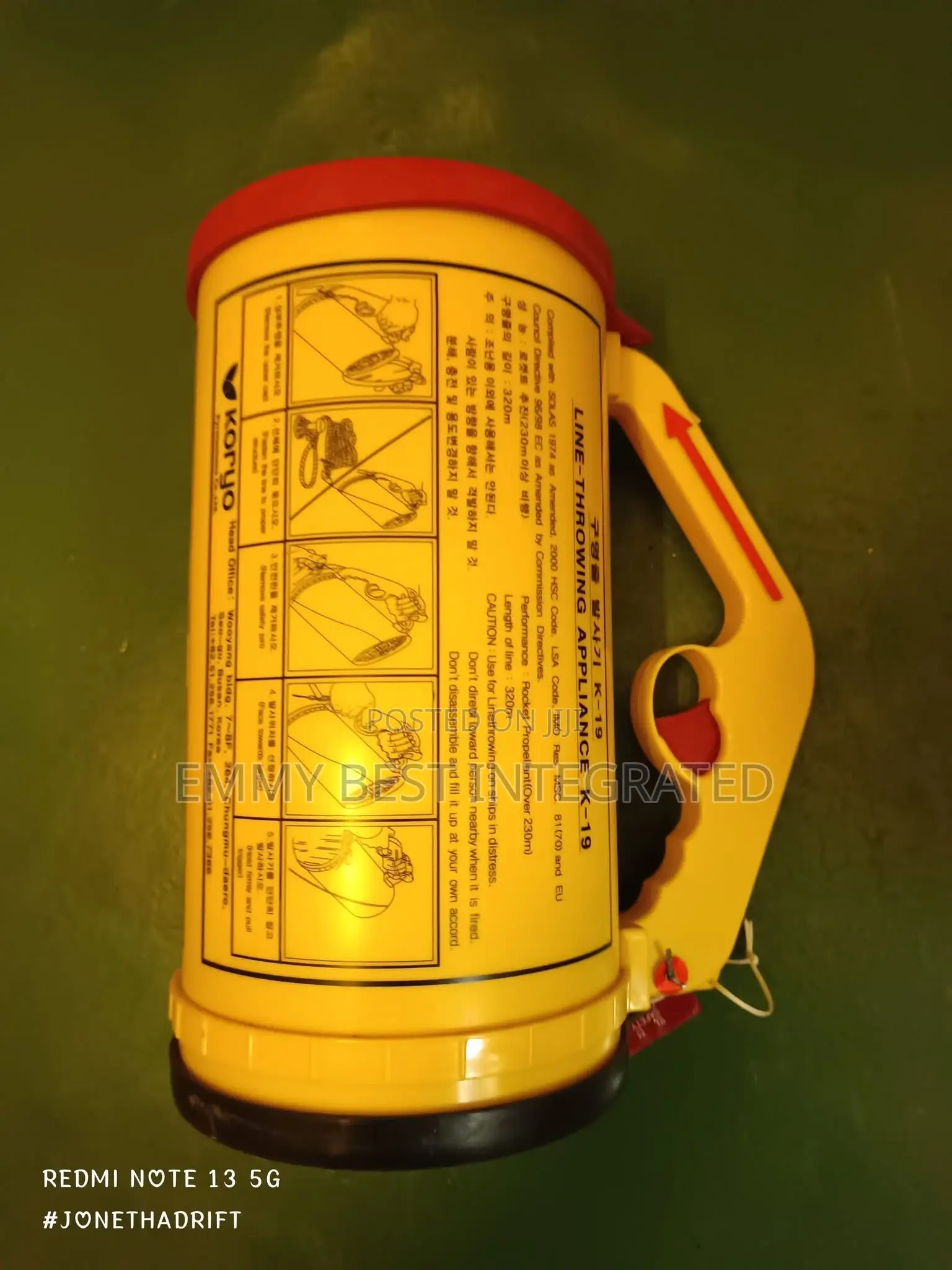 Safety Device Used on Ships.