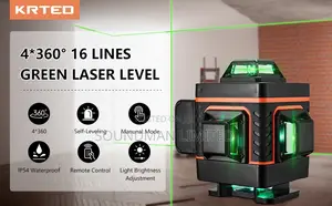 16 Lines 4d/3d Self-Leveling Laser Level Distance Meter With Tripod