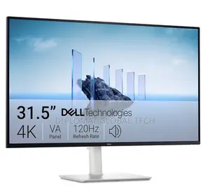 Dell 32 Plus Monitor S3225qs 31.5”Inches 120hz 16:9 Display, Ash White