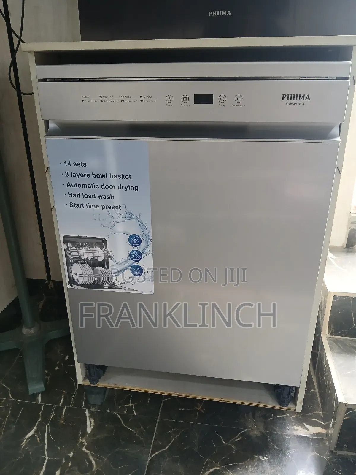 Phima 60cm Silver Dishwasher