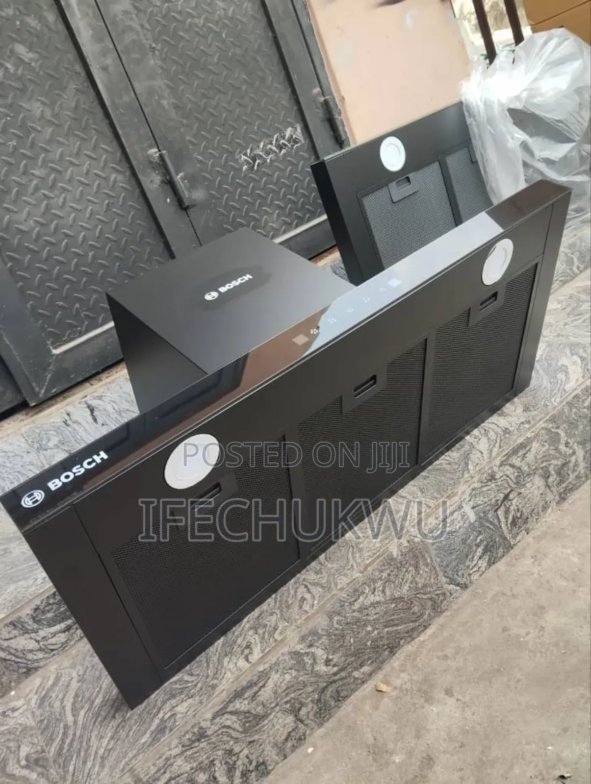 Bosch Inverter (Black Mirror Face) Automatic Heat Extractor 60x90cm