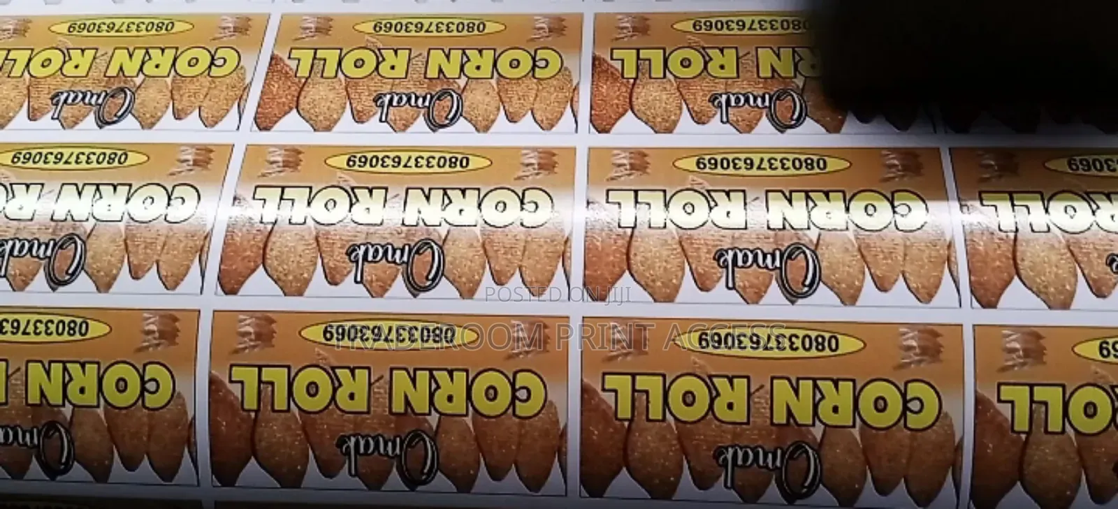 Packaging Label Printing, Sav Sticker, Transparent Sticker, Uv Print