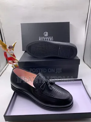 Big Butteri Brown and Black Loafers Shoe