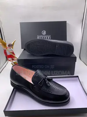 Big Butteri Brown and Black Loafers Shoe