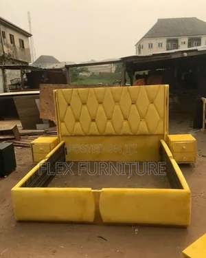 Quality 6by6 Bed Frame With Two Side Drawers