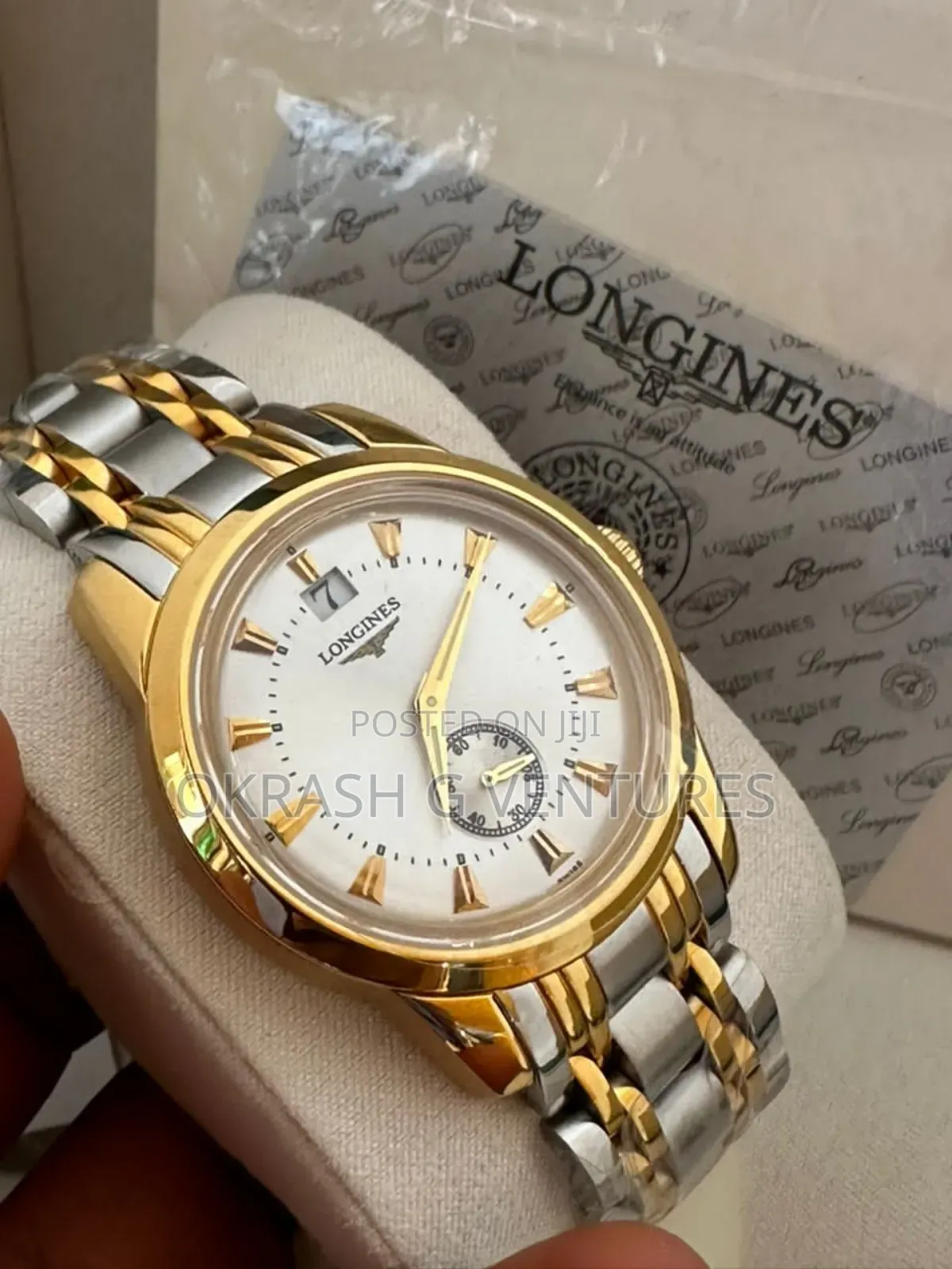Longines Gold/Silver Chain Watch