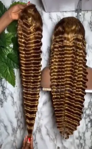 Sddluxury Deep Wave 13x4 Piano Human Hair Wig
