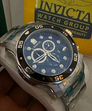 Invicta Chronograph Gold/Silver Chain Watch