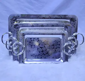 Quality Silver Luxury Tray Set