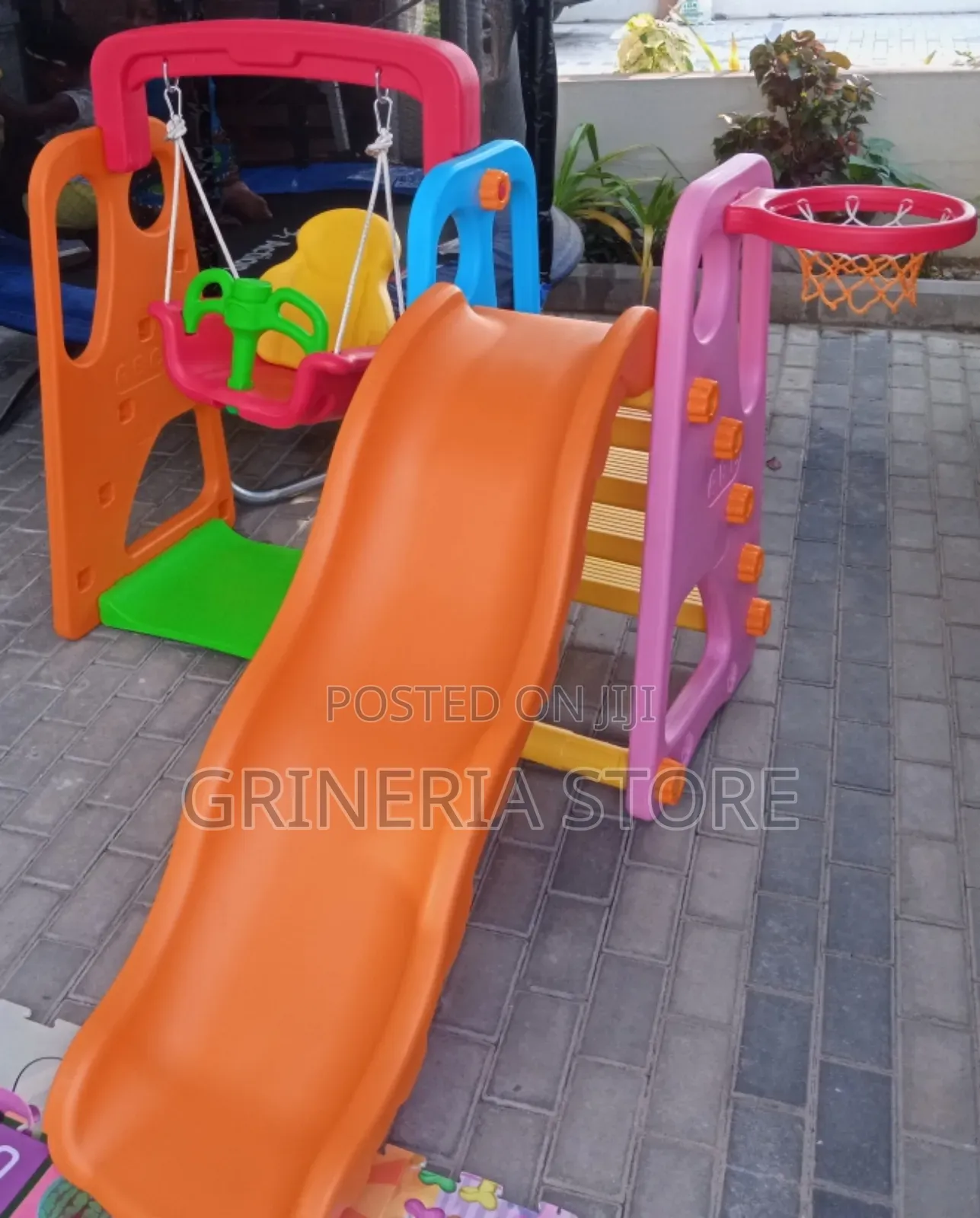 Kids Slide With Swing Sets