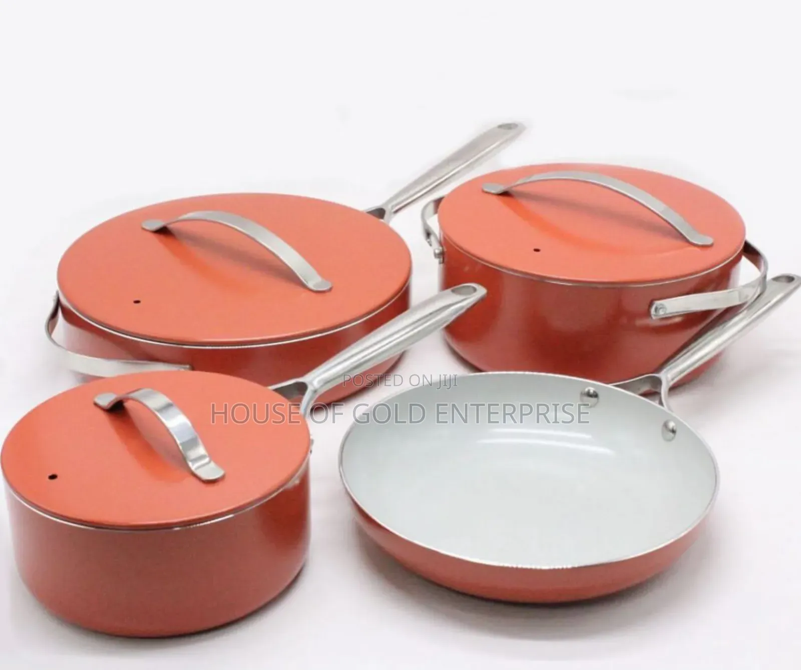 Caraway Home Ceramic Nonstick Cookware Set.