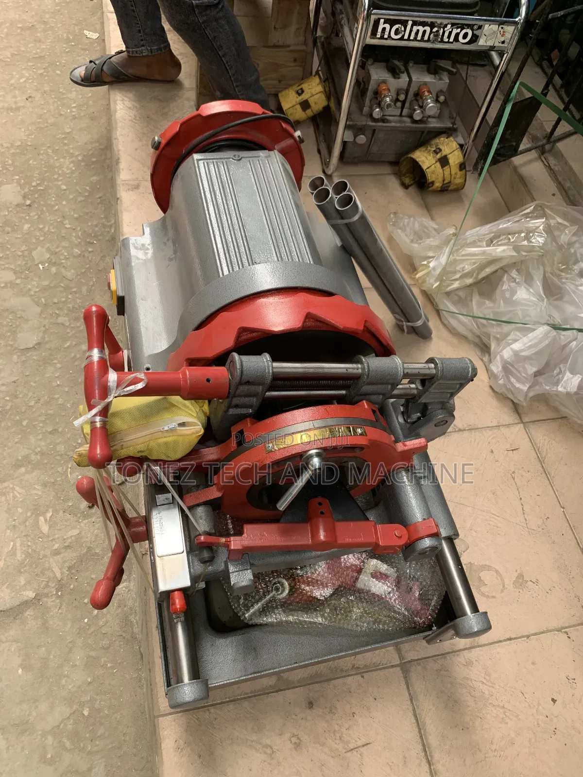 4inches Pipe Thread Machine