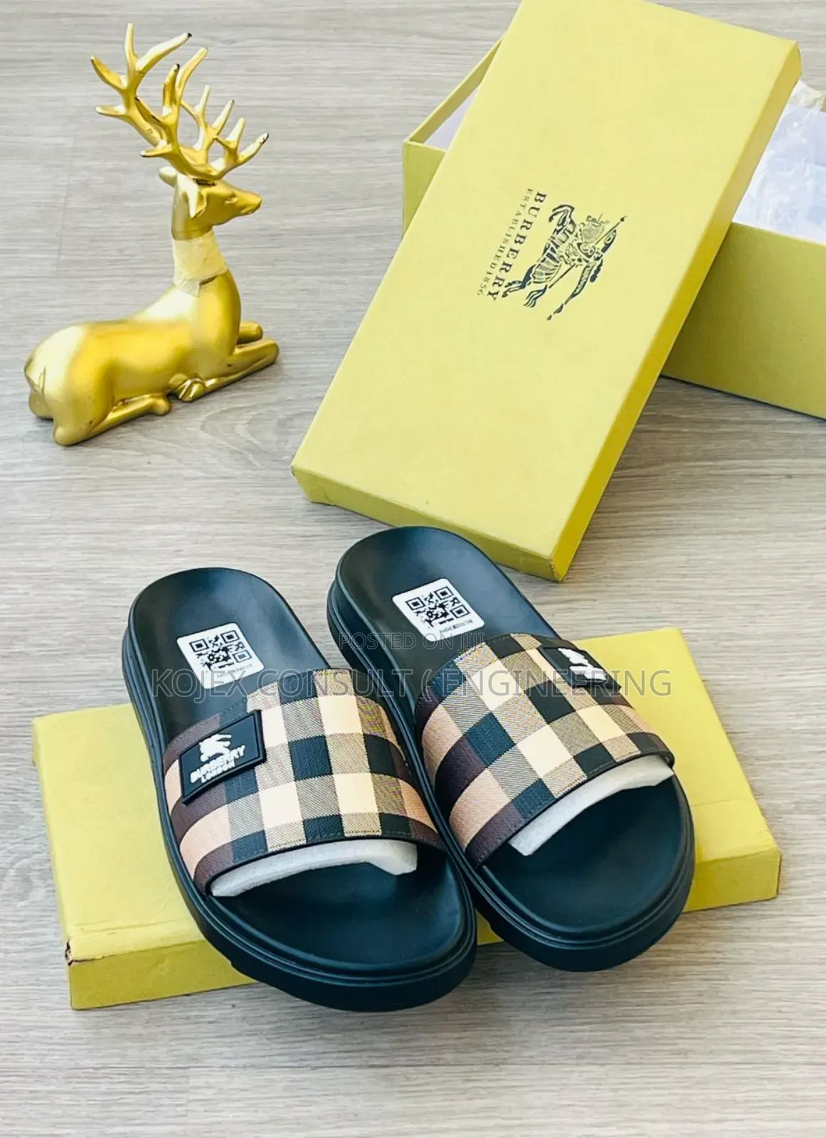 Original Burberry Quality Slides