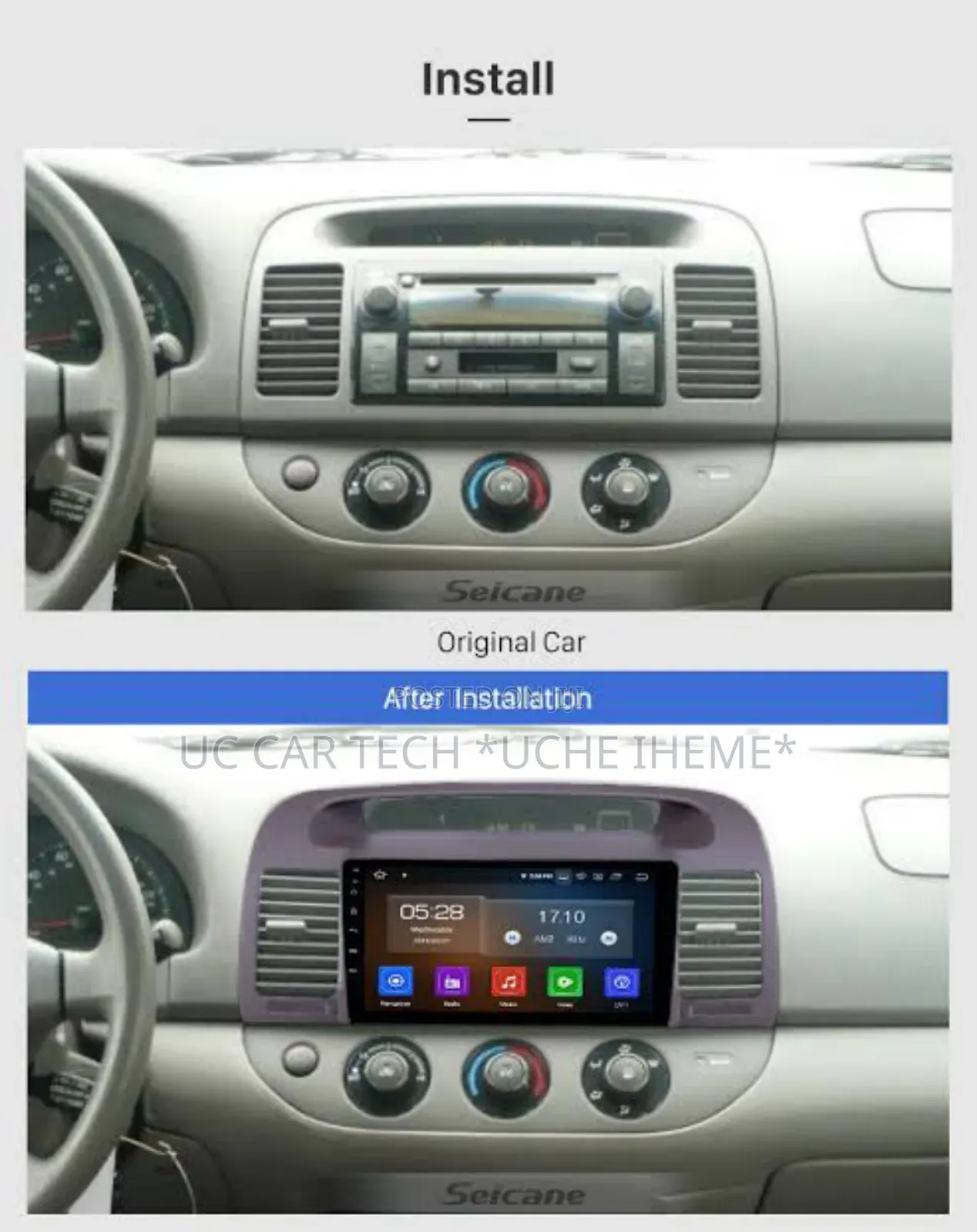 Camry 2003-2006 Android Screen