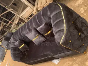 Black Tapped Basket Sofa Couch