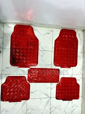 5 Seater Red Car Shining Mat
