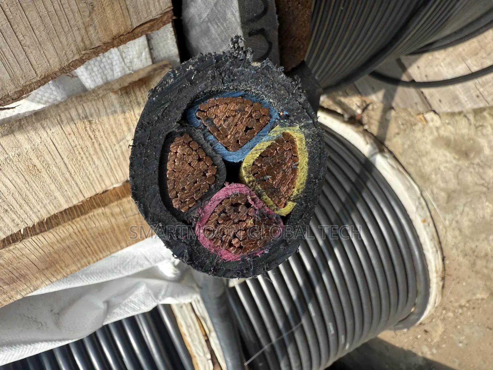 150mm 4core German Armored Cable , 150mm 4c PVC Cable