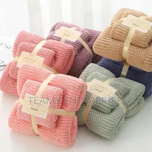 2in1 Towel Gift Set - Coral Fleece Towels