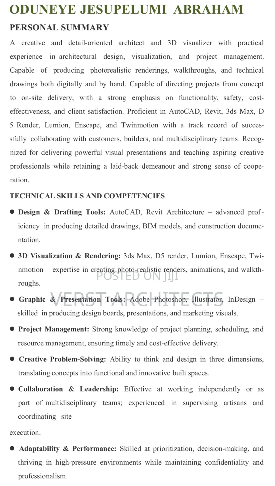 Lead Architect