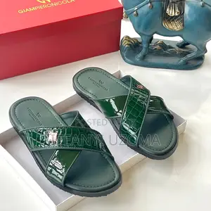 Big Giampieronicola Italian Leather Slippers
