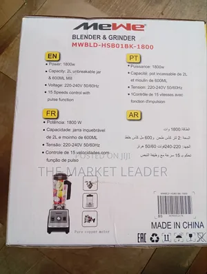 Mewe Blender Hsb01bk 1800w